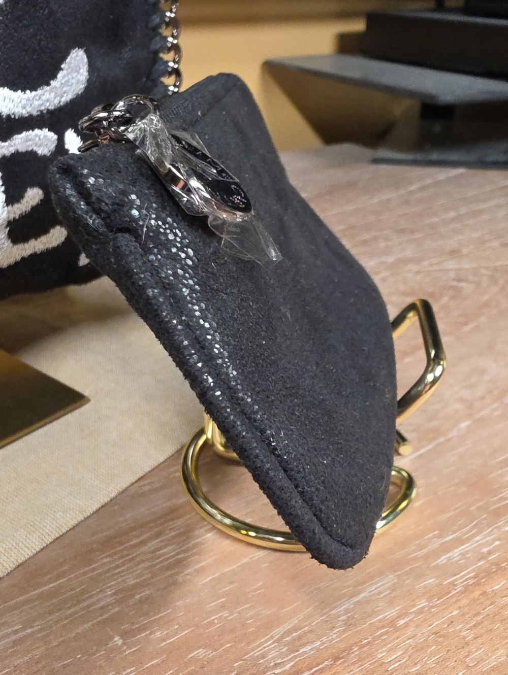 Stella McCartney Falabella Graffiti Logo Fold-Over w/ Matching Pouch SET! - Picture 15 of 16
